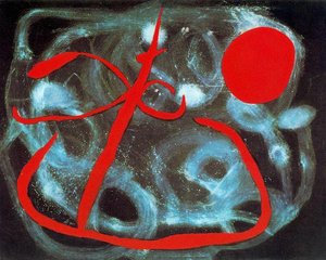 Alegría De Una Muchachita Ante El Sol — Joan Miró