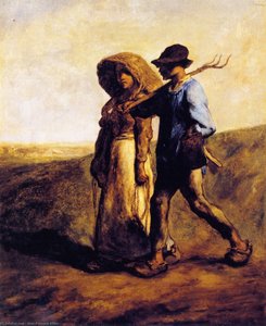 Going To Work — Jean-françois Millet
