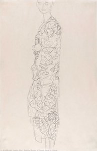 Dame Im Kimono (standing Woman In Kimono) — Gustav Klimt