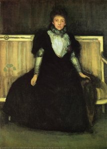 Vert Et Violet : Portrait De Mme Walter Sickert — James Abbott Mcneill Whistler
