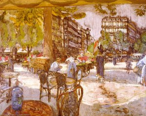 Place Saint-augustin, La Siphon Di Soda — Jean-édouard Vuillard