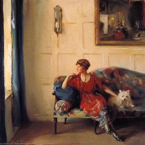 Miss Faith Moore At Chequers — De László Philip Alexius