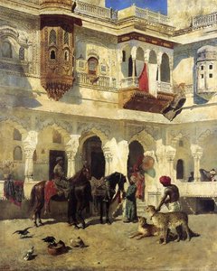 Rahaj Starting On A Hunt — Edwin Lord Weeks