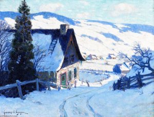 A Farm, Last Rauys — Clarence Alphonse Gagnon