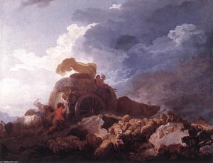 La Tempête — Jean-honoré Fragonard
