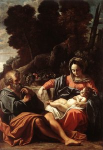 The Holy Family — Sisto Badalocchio