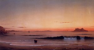 Twilight, Singing Beach — Martin Johnson Heade