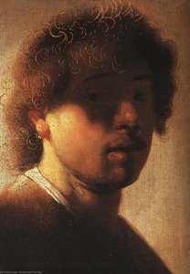 Selbstporträt, Öl Auf Leinwand — Rembrandt Van Rijn