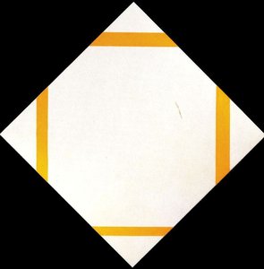 Composición Con Líneas Amarillas — Piet Mondrian