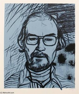 Portrait Of Chris Prater — Ronald Brooks Kitaj