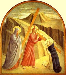 Kristus Som Bärare Av Korset — Fra Angelico