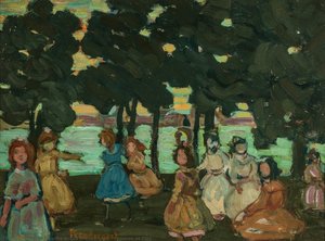 Children At Play — Mauric Brazil Prendergast