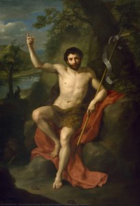 St. John The Baptist Preaching In The Wilderness — Anton Raphael Mengs