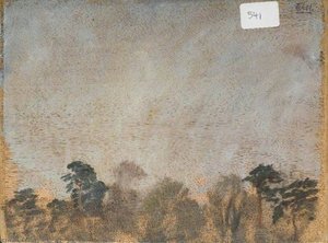 Studie Von Bäumen (verso) — Sir Alfred James Munnings