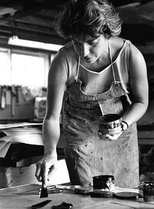 Helen Frankenthaler, At Work — Helen Frankenthaler