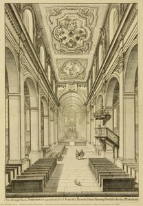 Interior Of The Barfüsserkirche Looking East, After Completion In 1689 — Johann Andreas Graff