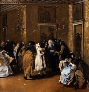 Il Ridotto (detail)2 — Francesco Lazzaro Guardi