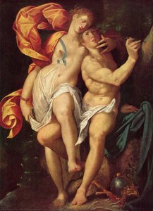 Angelica And Medoro — Bartholomeus Spranger