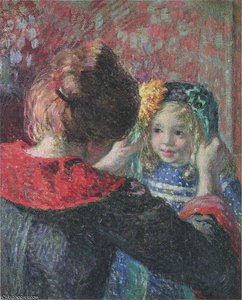 Madame Lebasque And Her Daughter Marthe — Henri Lebasque