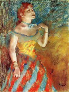 Singer In Green — Edgar Degas