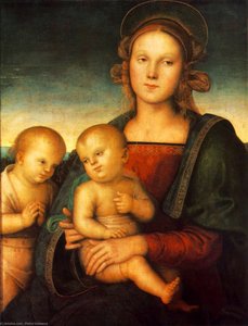 Madone À L'enfant Et Le Petit Saint Jean — Le Pérugin