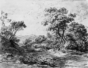 Landscape Sketch — Karoly Marko The Elder