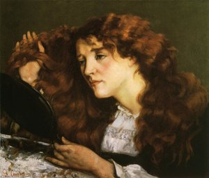 Jo, Krásná Irská Žena — Gustav Courbet