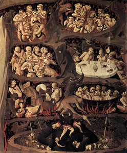 Poslední Soud (detaily) — Fra Angelico