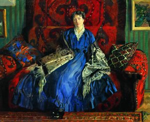 Portrait Of Y.e. Kustodieva — Boris Mikhailovich Kustodiev