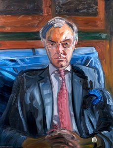 Study For A Portrait Of Derec Llwyd Morgan (b.1943) — Peter Douglas Edwards