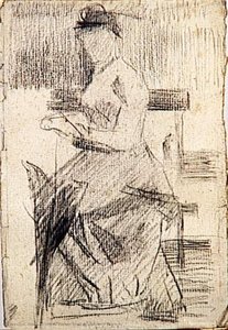 La Femme Assise — Georges Pierre Seurat