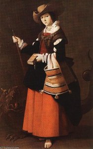 Santa Margarita — Francisco De Zurbarán