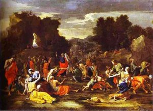 Shromádění Manny — Nikolás Poussin