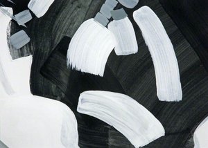 Tracks, Signs, Glimpse, Wolf (polyptych, Panel 6 Of 8) — Esther Tyson