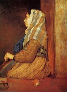 A Roman Beggar Woman — Hilaire-germain-edgar Degas