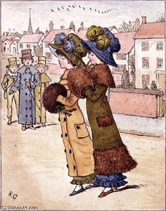 Out For A Walk — Kate Greenaway