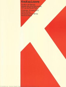 Knoll Au Louvre\n\nk — Massimo Vignelli, Vignelli Associates