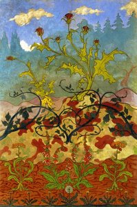 Four Decorative Panels: Thistle And Digitales — Paul Elie Ranson