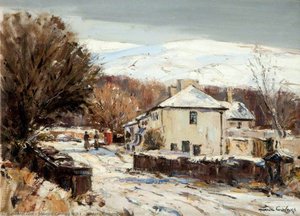 Winter, Cushendun — Maurice Canning Wilks