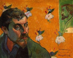 Self Portrait, Les Miserables — Eugène Henri Paul Gauguin