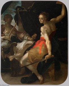 Allegory Of Justice And Prudence — Bartholomeus Spranger