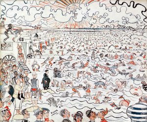 Les Bains À Ostende — James Ensor