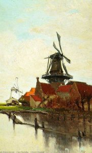A Dutch Windmill — Clara Montalba