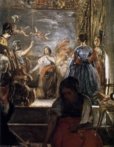 Прича Арахне (детаљ) — Diego Velázquez