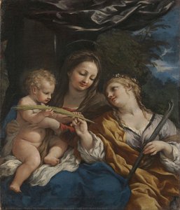The Madonna And Child With Saint Martina — Pietro Da Cortona
