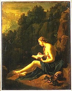 Sainte Madeleine Meditant Dans La Solitude — Adriaen Van Der Werff