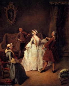 The Dancing Lesson — Пјетро Лонги
