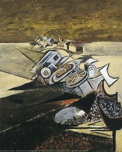 The Marshalling Yard At Trappes, France Damage Done By Raf — Graham Vivian Sutherland