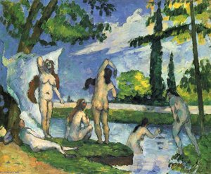 Banhistas — Paul Cézanne