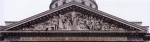Pediment Relief Of The Pantheon — David D'angers